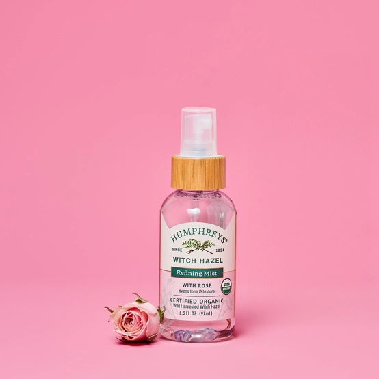 Refining Toner Mist: Pure, USDA Certified Organic Witch Hazel Toner with Organic Rose Fragrance - View 5